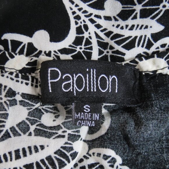 Papillon Black and White Ruffle Dress - Picture 6 of 6